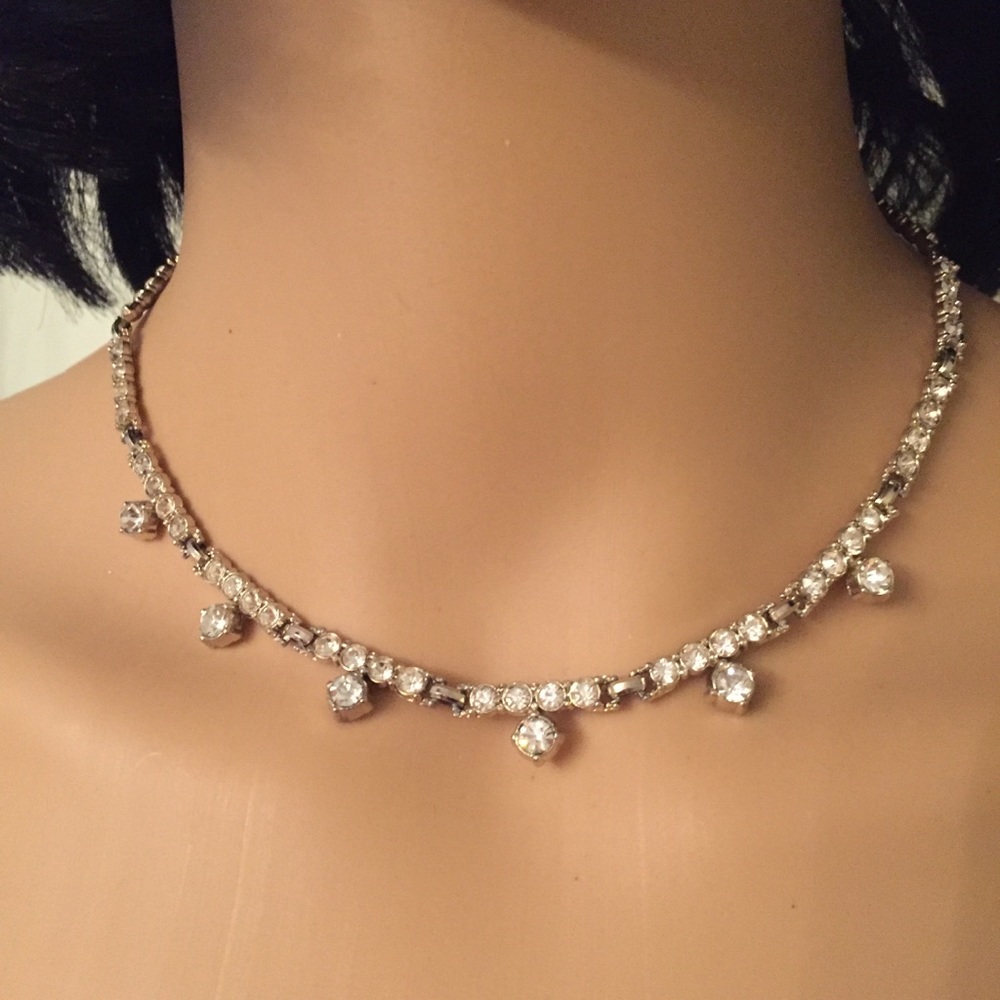 Vintage Rhinestone Choker